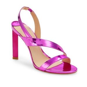 NEW Schutz heel!  Iridescent pink.  So pretty!